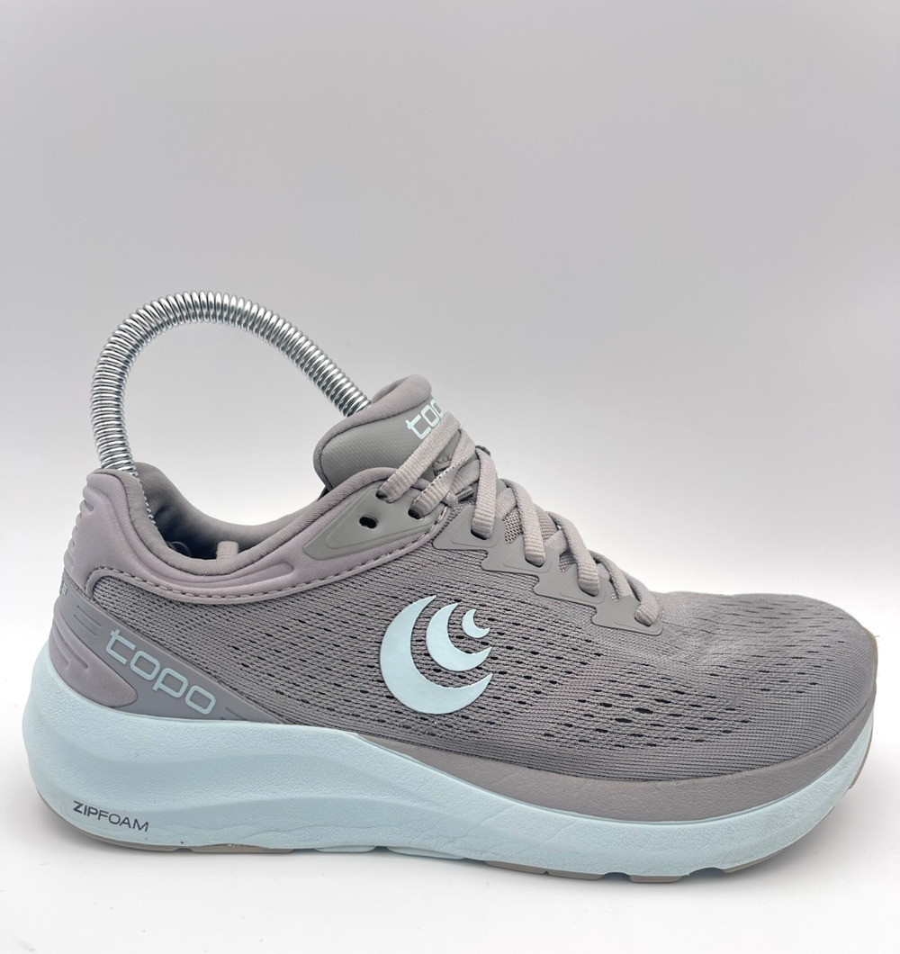 Topo Athletic Phantom 3 Shoes Womens 6.5 Grey Running Athletic 5mm Drop Sneakers